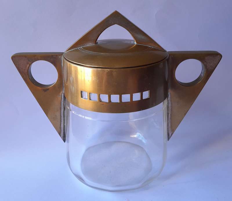 Vienna Secession Piece by Gisela Baronin von Falke for E.Bakalowits & Söhne. Circa 1900. Rare.