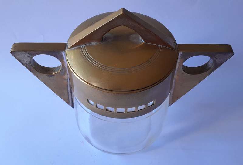 Vienna Secession Piece by Gisela Baronin von Falke for E.Bakalowits & Söhne. Circa 1900. Rare.