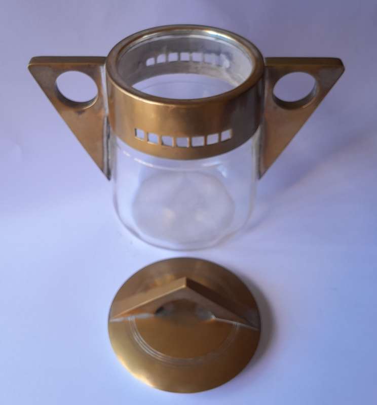 Vienna Secession Piece by Gisela Baronin von Falke for E.Bakalowits & Söhne. Circa 1900. Rare.