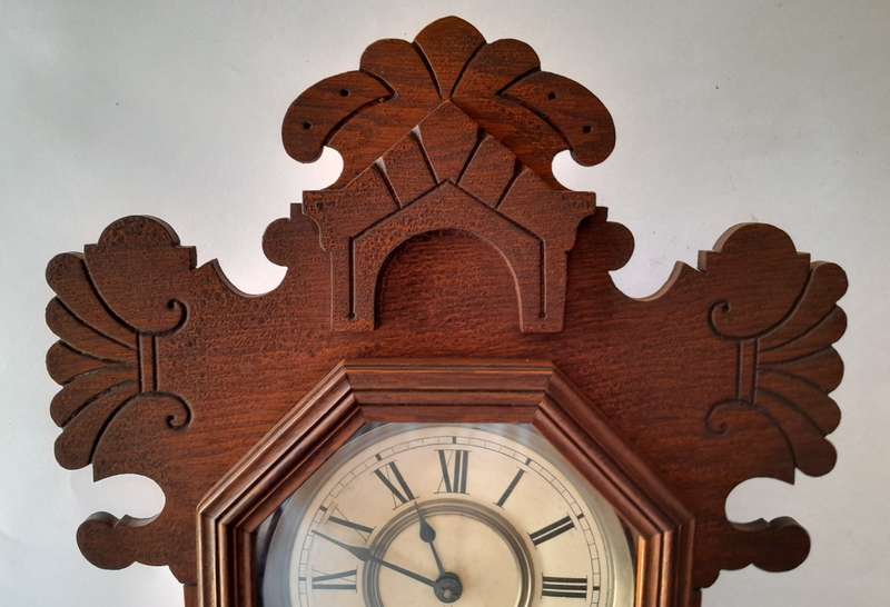 Antique Ansonia Mantel Clock. 57 x 37cm.