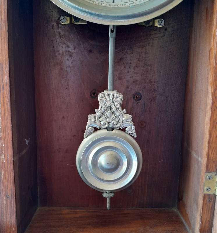 Antique Ansonia Mantel Clock. 57 x 37cm.
