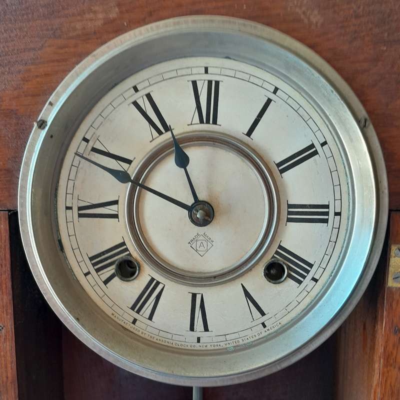 Antique Ansonia Mantel Clock. 57 x 37cm.