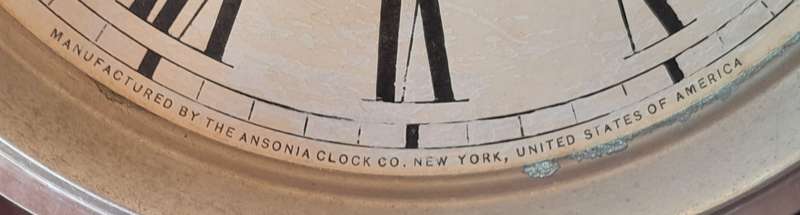 Antique Ansonia Mantel Clock. 57 x 37cm.