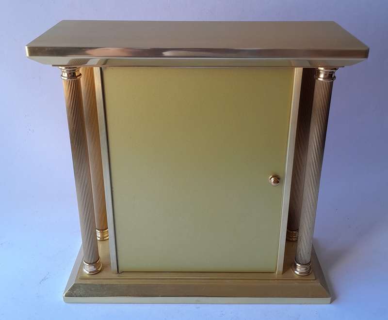 Vintage West German Staiger Mantel Clock. 22x22cm.