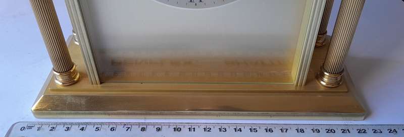 Vintage West German Staiger Mantel Clock. 22x22cm.