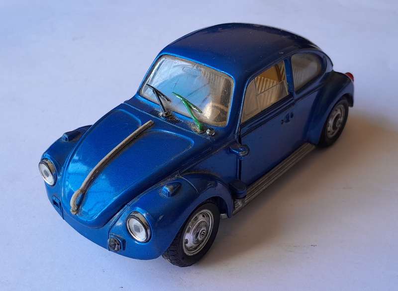 1970's Polistil S15 VW Beetle.  Scale 1/25.  15cm.