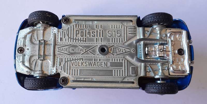1970's Polistil S15 VW Beetle.  Scale 1/25.  15cm.