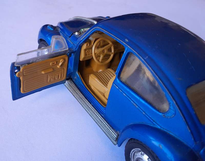 1970's Polistil S15 VW Beetle.  Scale 1/25.  15cm.