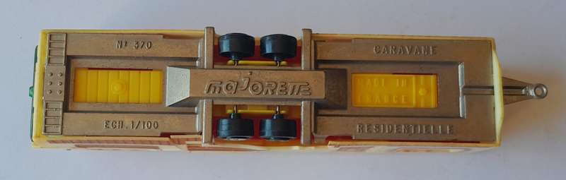 1970's Majorette Caravane Residentielle.  Scale 1/100. 14.5cm.