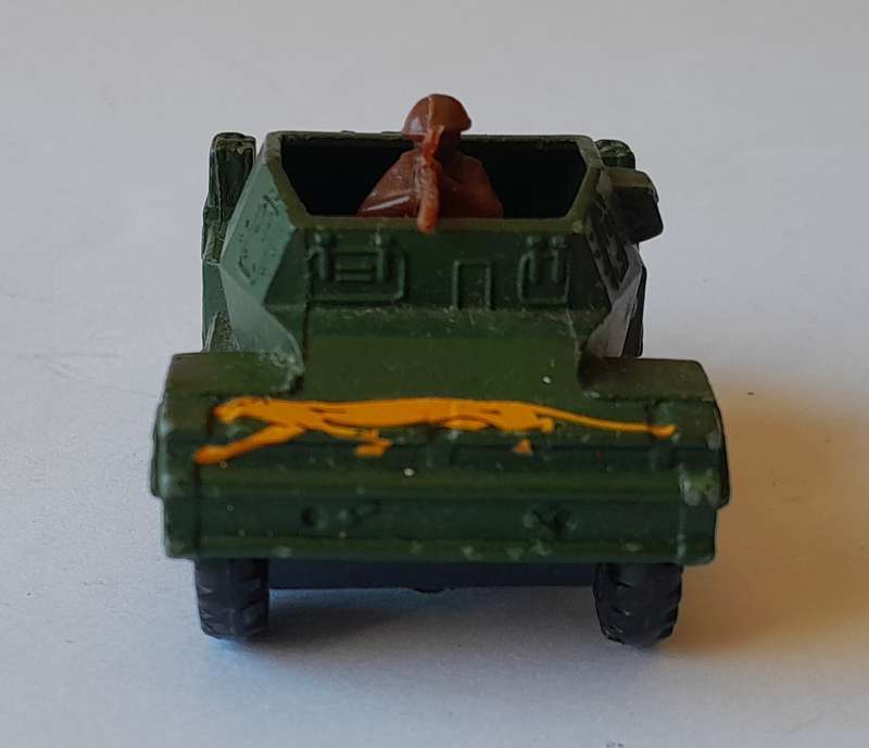 1970's Corgi Junior Daimler Scout Car with Machine Gunner.