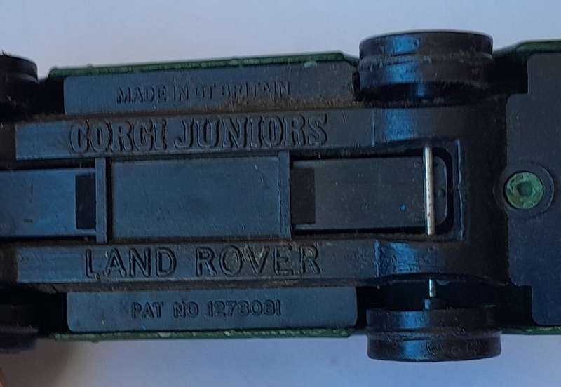 1970's Corgi Juniors Land Rover Army Recovery Vehicle.