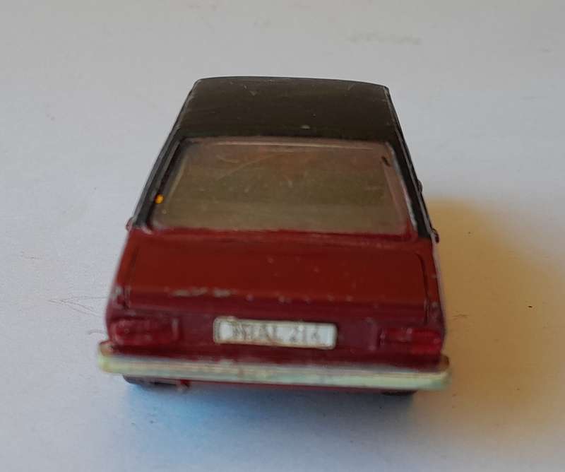 1970's Schuco Die-Cast Audi 80 GL Sedan.  Scale 1/43. 9.5 cm.