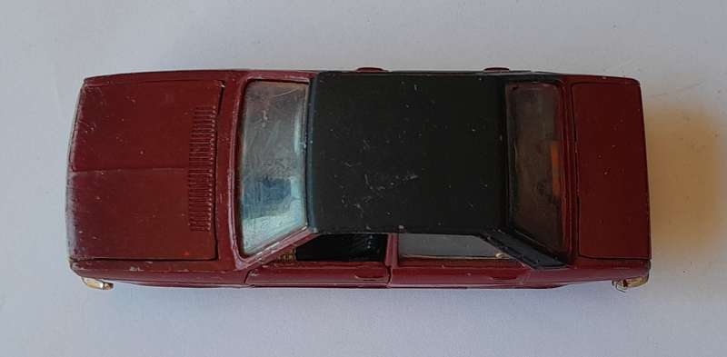 1970's Schuco Die-Cast Audi 80 GL Sedan.  Scale 1/43. 9.5 cm.