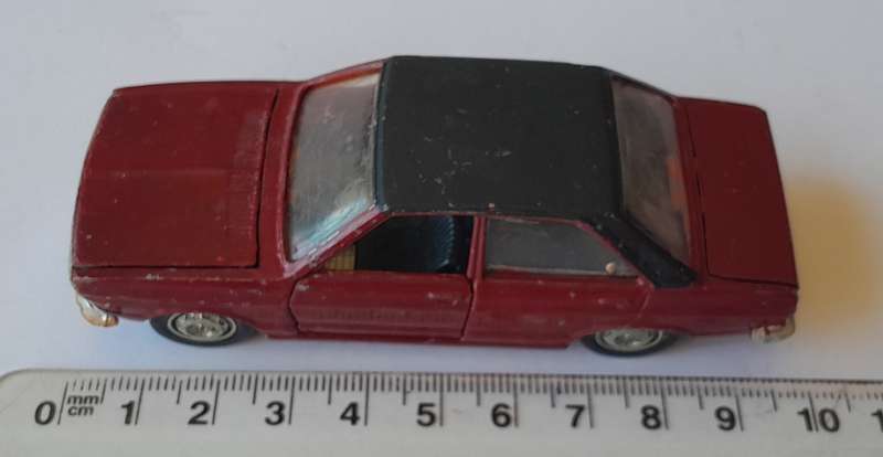 1970's Schuco Die-Cast Audi 80 GL Sedan.  Scale 1/43. 9.5 cm.