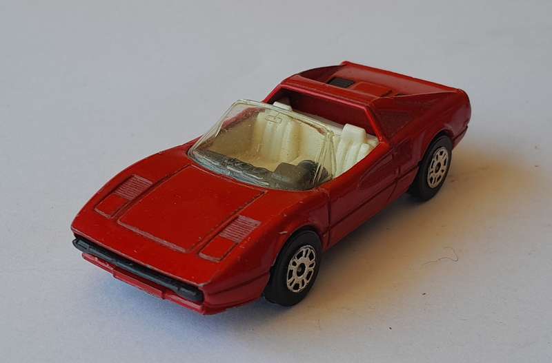 1980's Corgi Die-Cast Ferrari 308 GTS. 7.5 cm.