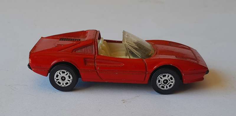 1980's Corgi Die-Cast Ferrari 308 GTS. 7.5 cm.