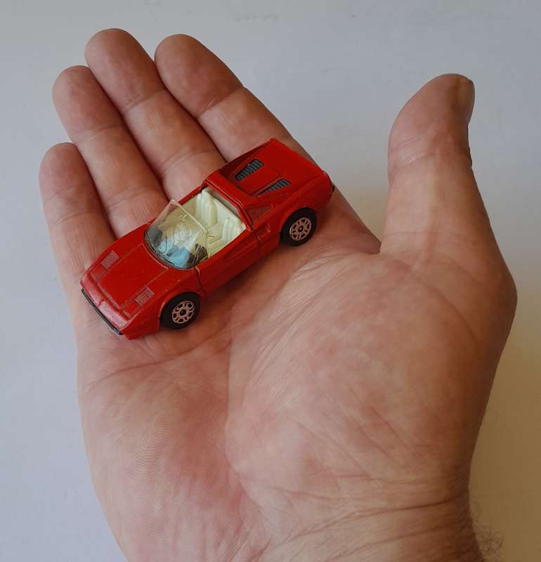 1980's Corgi Die-Cast Ferrari 308 GTS. 7.5 cm.