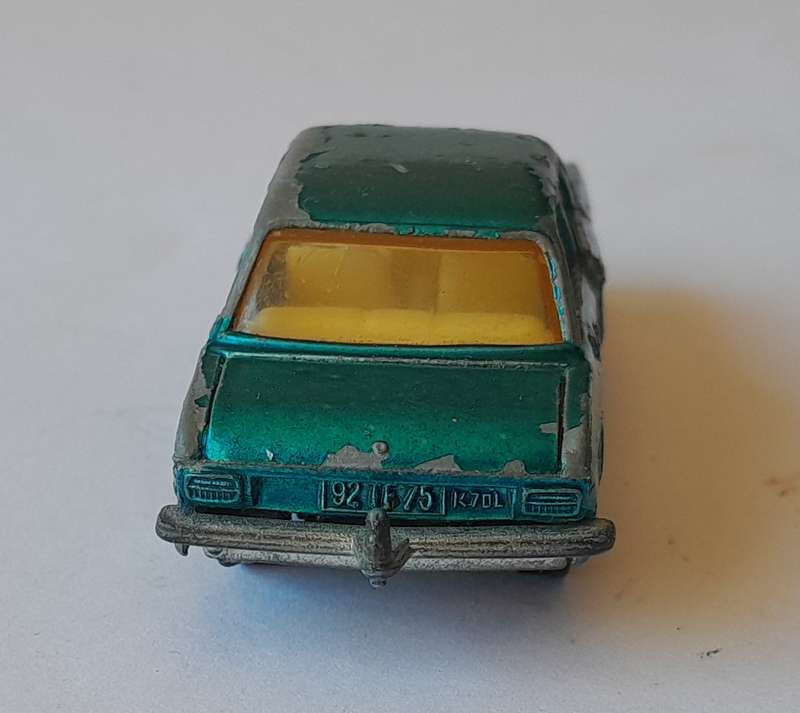 1970's Majorette Die-Cast VW K70 Sedan. Scale 1/60.