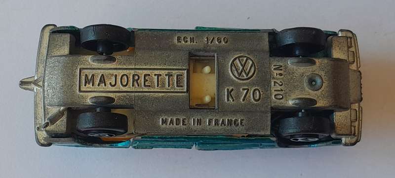 1970's Majorette Die-Cast VW K70 Sedan. Scale 1/60.