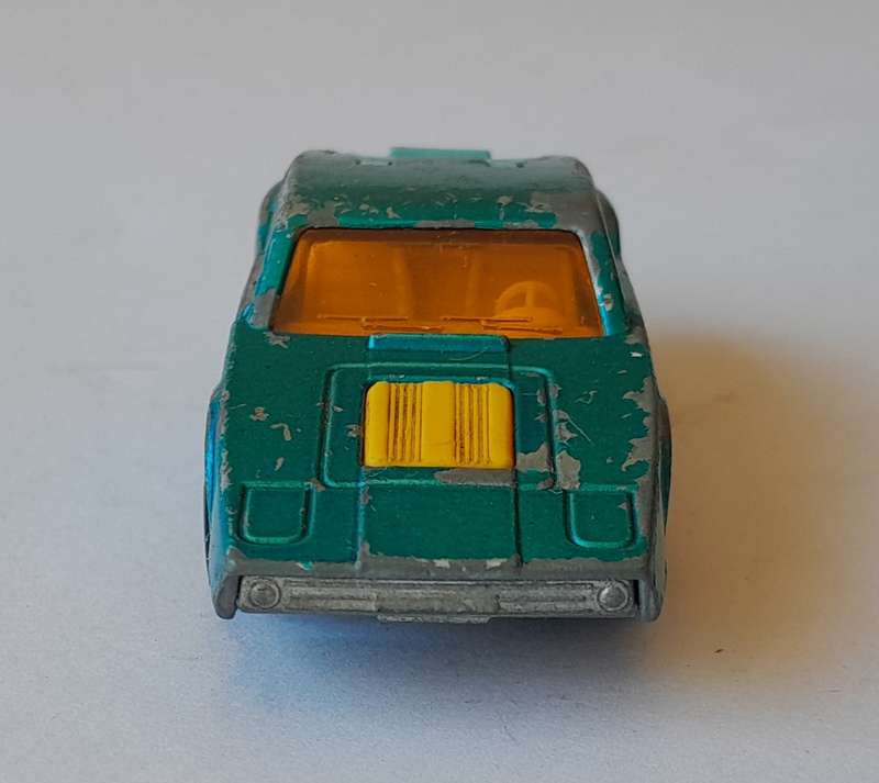 1973 Lesney Matchbox Die-Cast Saab Sonett III.  Opening Boot.