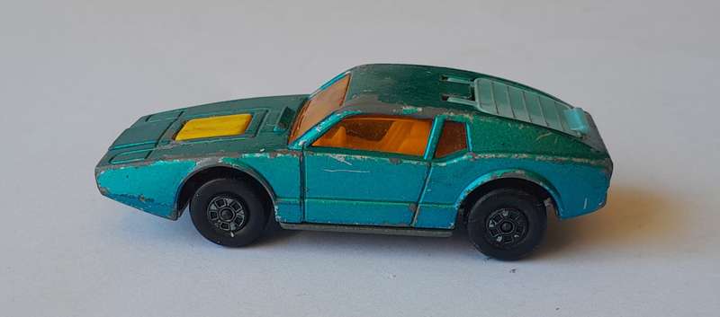 1973 Lesney Matchbox Die-Cast Saab Sonett III.  Opening Boot.