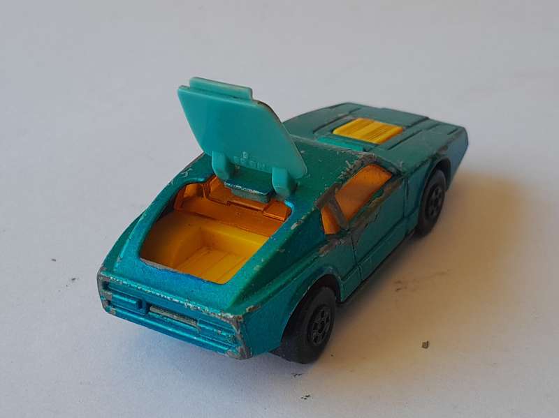 1973 Lesney Matchbox Die-Cast Saab Sonett III.  Opening Boot.