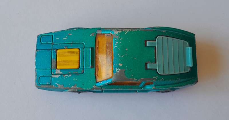 1973 Lesney Matchbox Die-Cast Saab Sonett III.  Opening Boot.