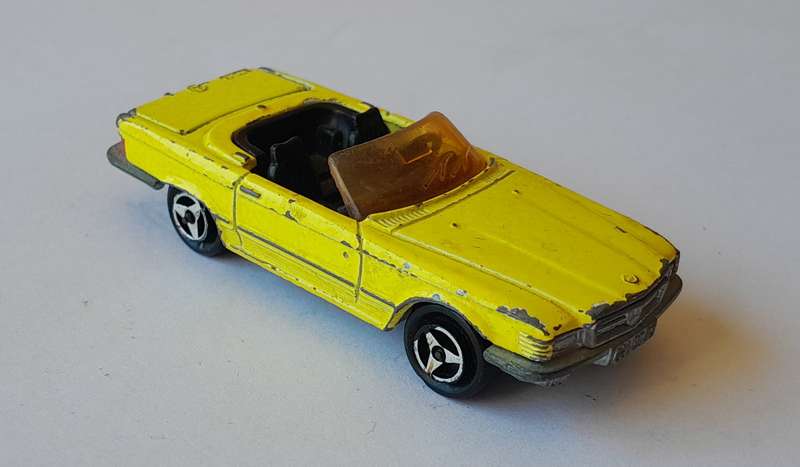 1970's Majorette Die-Cast Mercedes 350 SL. Scale 1/60.