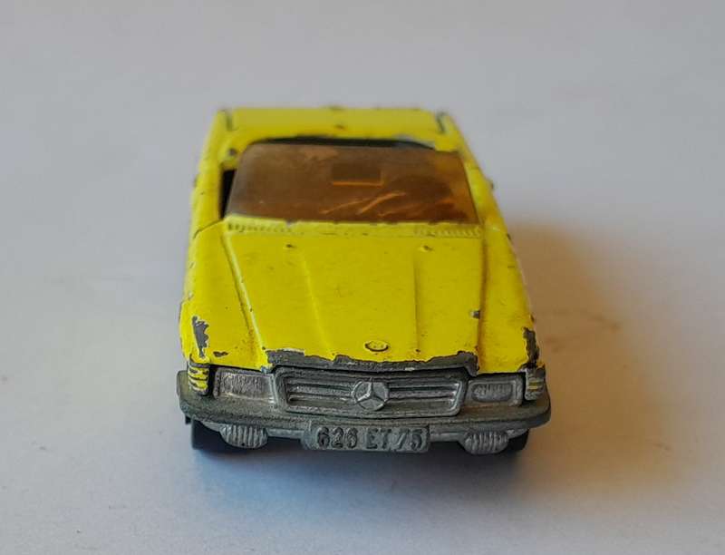 1970's Majorette Die-Cast Mercedes 350 SL. Scale 1/60.