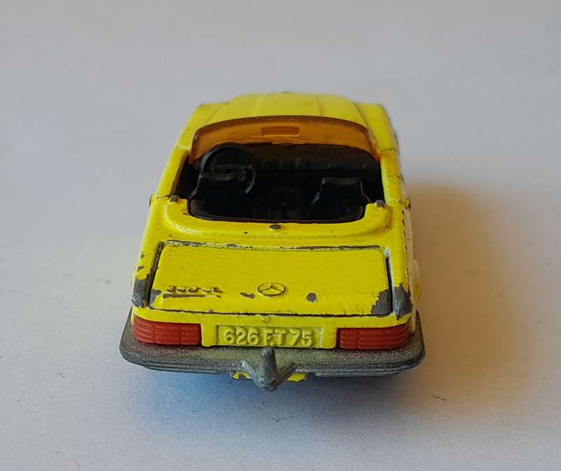 1970's Majorette Die-Cast Mercedes 350 SL. Scale 1/60.