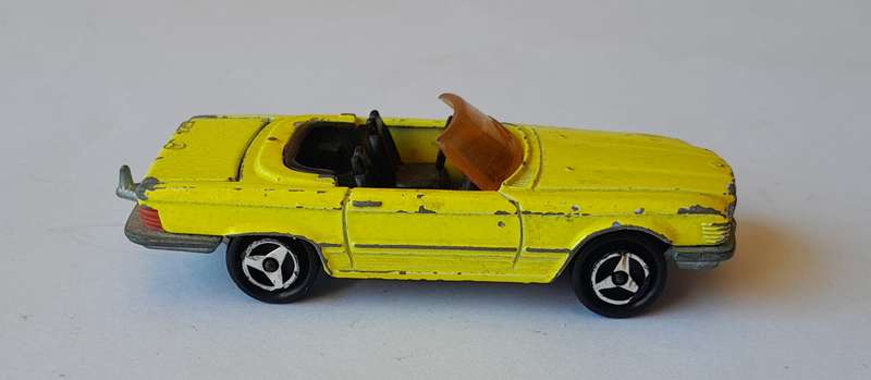 1970's Majorette Die-Cast Mercedes 350 SL. Scale 1/60.