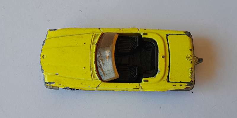 1970's Majorette Die-Cast Mercedes 350 SL. Scale 1/60.