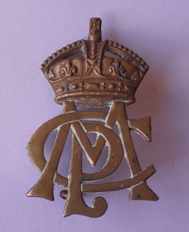 Cape Mounted Police Smasher Hat Badge.  1904 - 1913.  Lugs Intact.