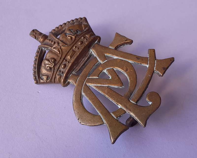 Cape Mounted Police Smasher Hat Badge.  1904 - 1913.  Lugs Intact.