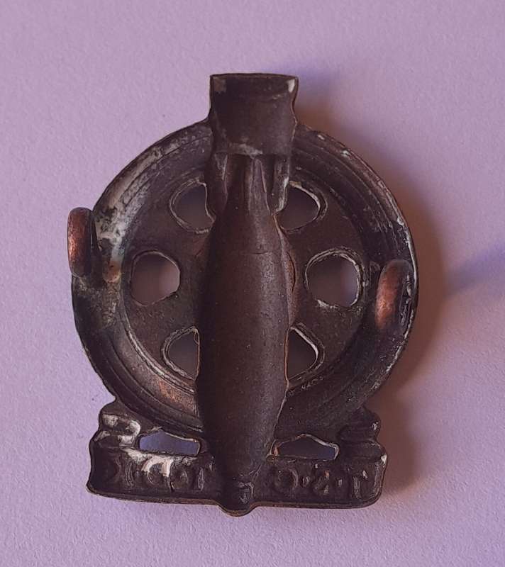 Early SA Army Technical Service Corps Badge.  Lugs Intact.
