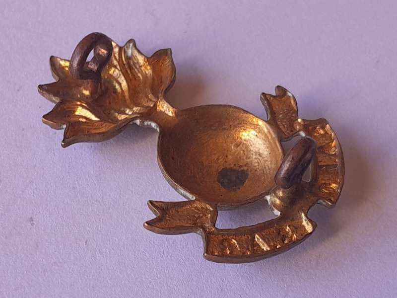 Early SA Army Engineers Corps Badge.  Lugs Intact.