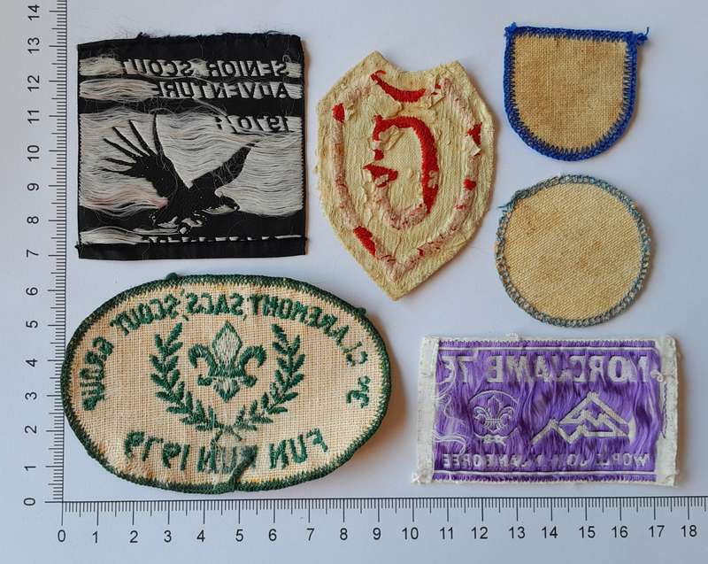 Collection of 1970's Boy Scouts Badges. 1 Bid For All.