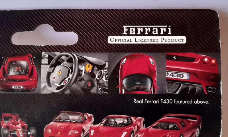 Hot Wheels Shell V-Power Ferrari F430. Scale 1/38 (11.5cm). Sealed In Original Packaging.