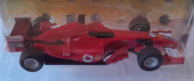 Hot Wheels Shell V-Power Ferrari F2005. Scale 1/38 (12cm). Sealed In Original Packaging.