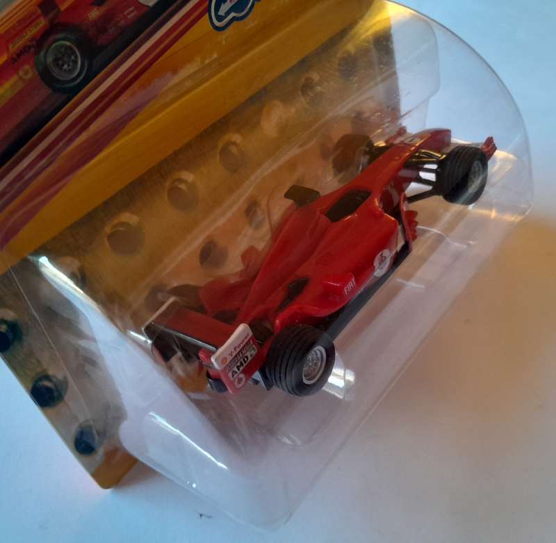 Hot Wheels Shell V-Power Ferrari F2005. Scale 1/38 (12cm). Sealed In Original Packaging.