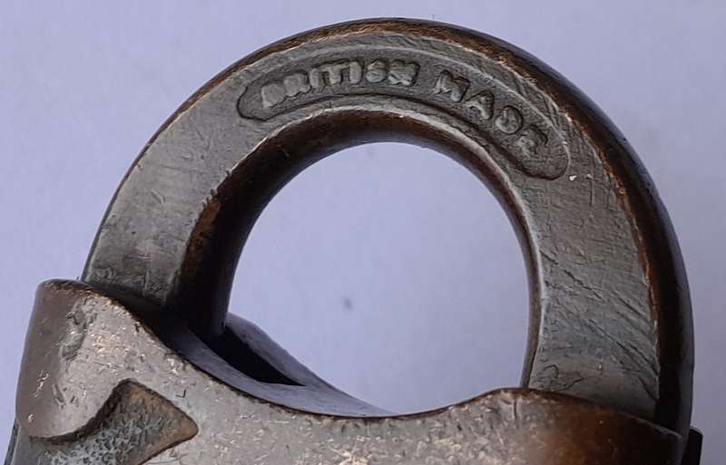 Antique Yale Padlock.  No Key.  5 x 4cm.