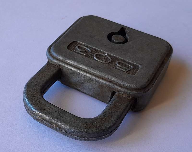 Vintage large 503 Padlock.  No Key.  7 x 5cm