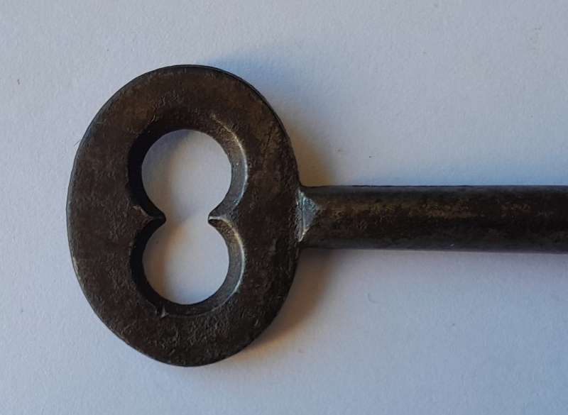 Large Antique Cast Iron Key.  10.5cm .