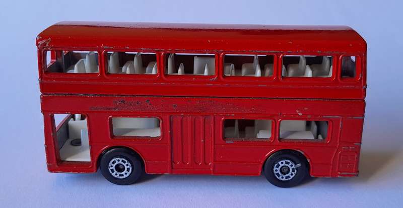 1970's Matchbox  Superfast Die Cast No.17 "The Londoner" Bus. 7.7cm.