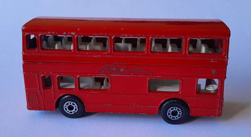 1970's Matchbox  Superfast Die Cast No.17 "The Londoner" Bus. 7.7cm.
