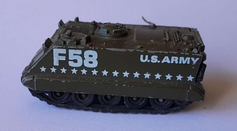 1970's Playart Die Cast US Army Armoured Personel Carrier. 6cm.