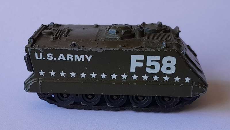 1970's Playart Die Cast US Army Armoured Personel Carrier. 6cm.