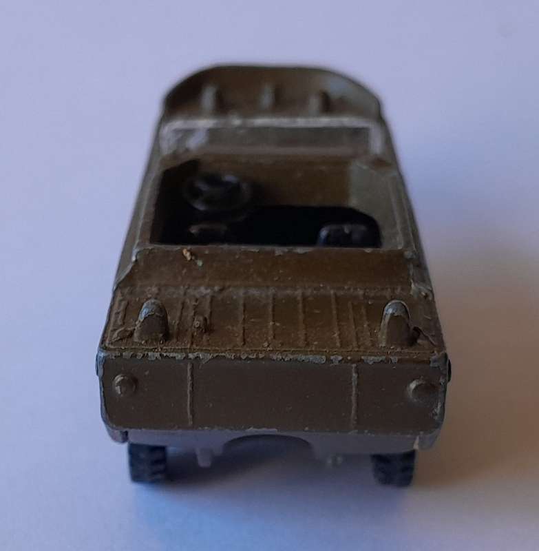 1970's Playart Die Cast US Army Amphibian Jeep. 7cm.