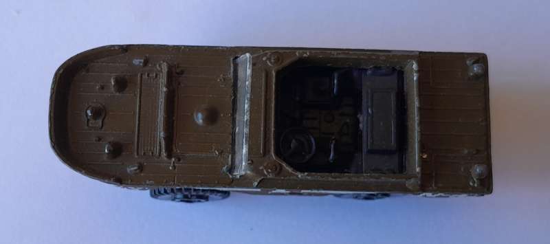 1970's Playart Die Cast US Army Amphibian Jeep. 7cm.