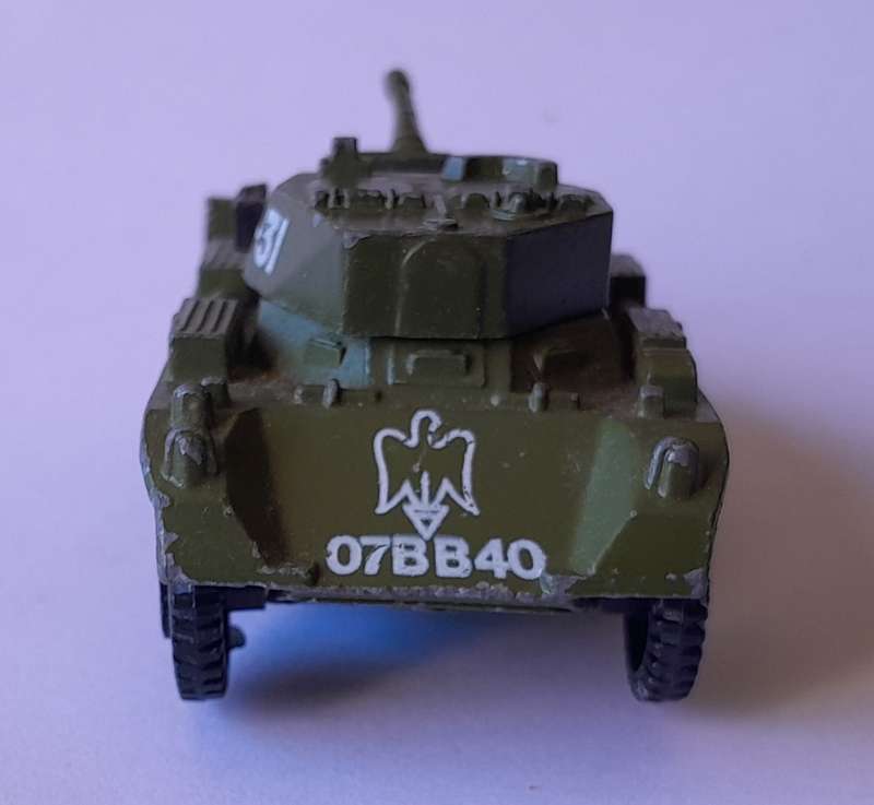 1970's Playart Die Cast Saladin MK II.  6cm.